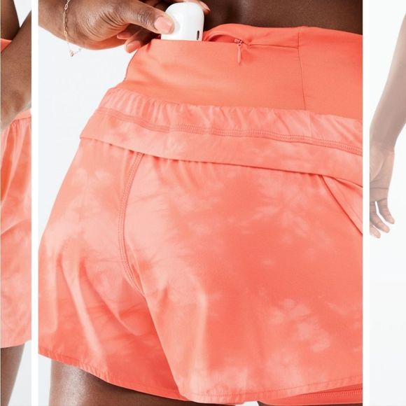 Fabletics Austyn Run Short Coral Haze - Picture 15 of 16